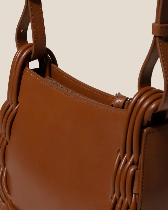 Hereu PINAR 8211 Braided Detail Crossbody Bag WomenMen Crossbody Bags