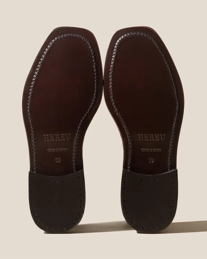 Hereu PRIEGO SQUARED SUEDE 8211 Lace Up Moccasin Men Loafers