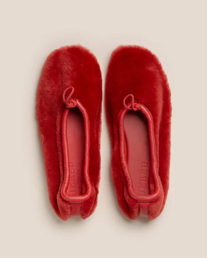 Hereu PUNTERA SHEARLING 8211 Flat Pump Women Soft Shoes