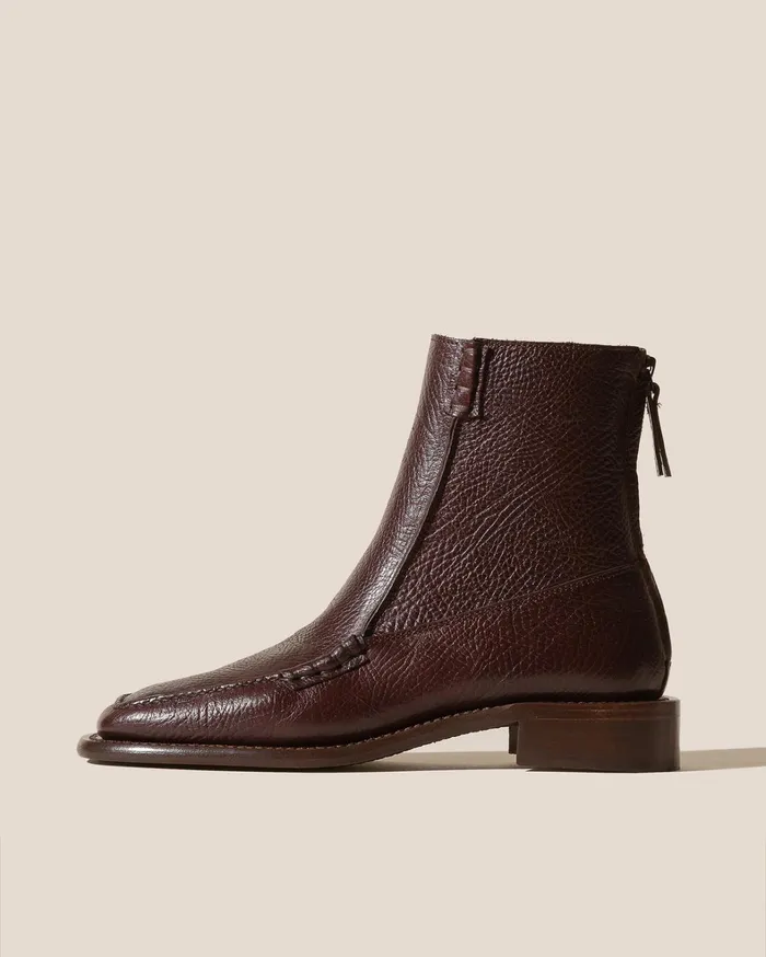 Hereu QUADRA GRAINY 8211 Square Toe Back Zip Boot Women Boots