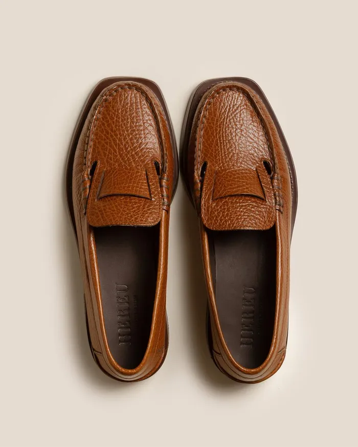 Hereu SINEU GRAINY 8211 Interlaceddetail Slipon Loafer Women Loafers