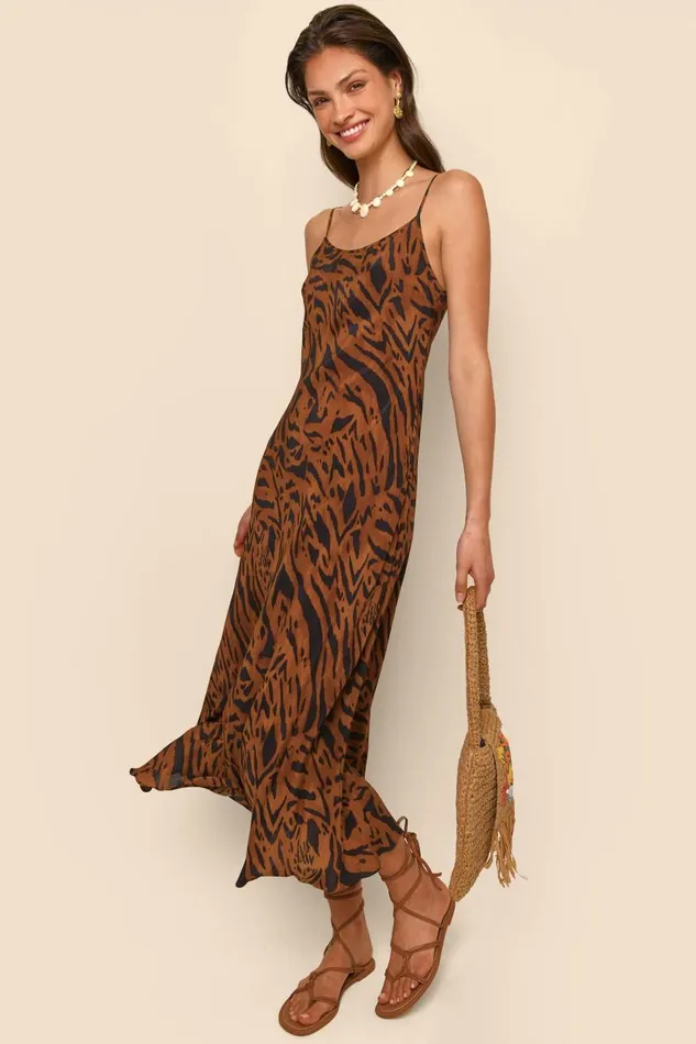 Holly Tiger Stripe Women RIXO Dresses