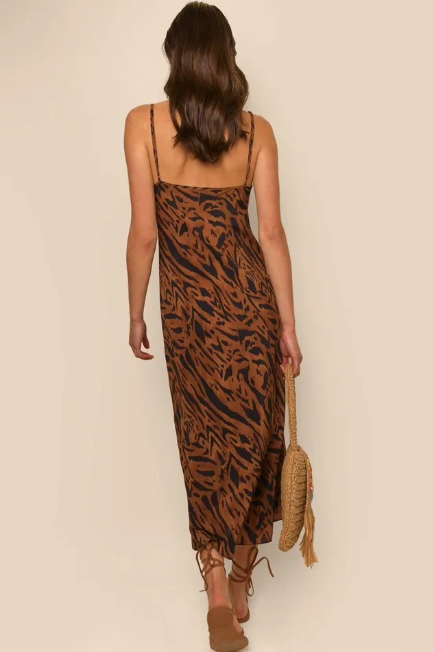 Holly Tiger Stripe Women RIXO Dresses Holly Tiger Stripe Women RIXO Dresses