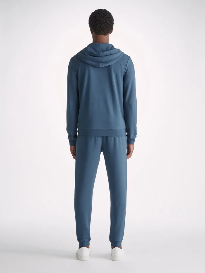 Hoodies Men Derek Rose Hoodie Quinn Cotton Modal Denim
