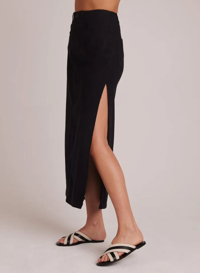 Indigo Side Slit Skirt 8211 Black Women Bella Dahl Skirts Indigo Side Slit Skirt 8211 Black Women Bella Dahl Skirts