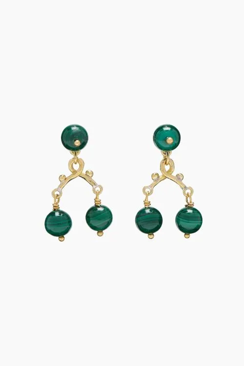 Jewelry Women Ulla Johnson Oriana Chandelier Earring Malachite