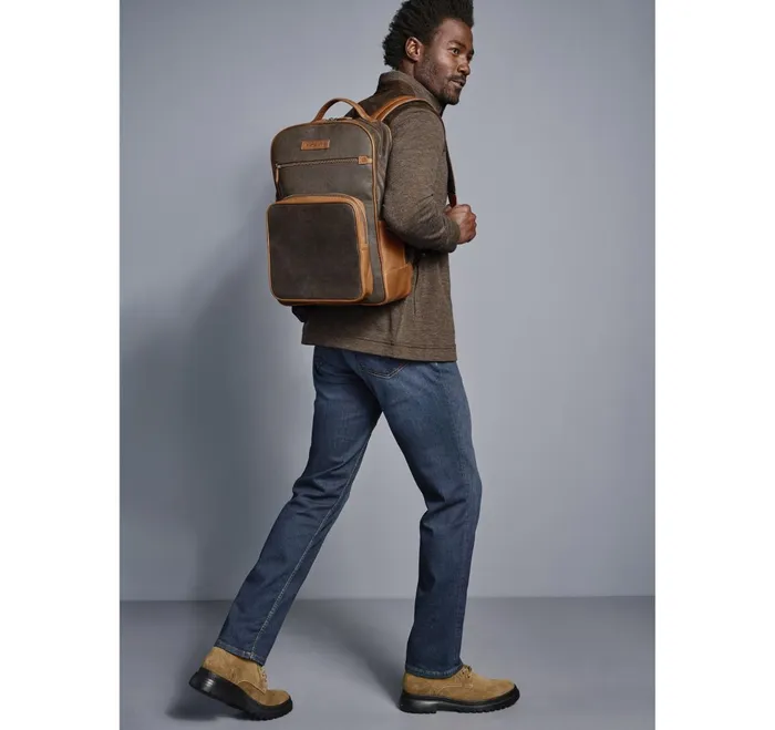 JohnstonandMurphy Backpacks and Briefcases Rhodes Backpack Brown Antique Cottontan Full Grain 8211 Men JohnstonandMurphy Backpacks and Briefcases Rhodes Backpack Brown Antique Cottontan Full Grain 8211 Men