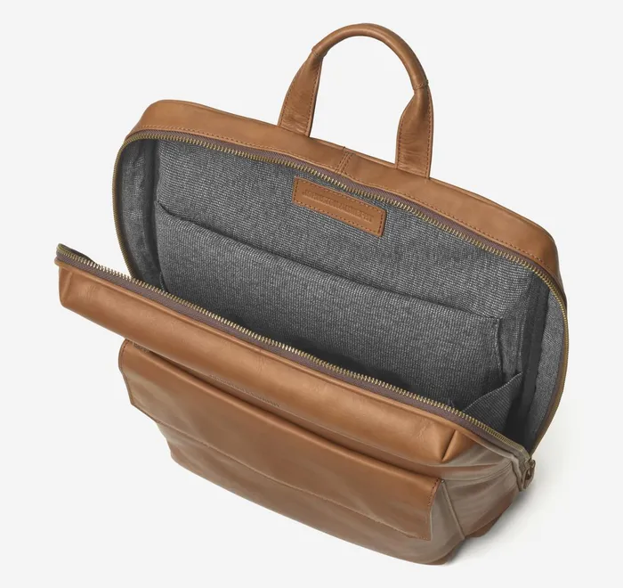 JohnstonandMurphy Backpacks and Briefcases Rhodes Commuter Backpack Tan Full Grain 8211 Men JohnstonandMurphy Backpacks and Briefcases Rhodes Commuter Backpack Tan Full Grain 8211 Men