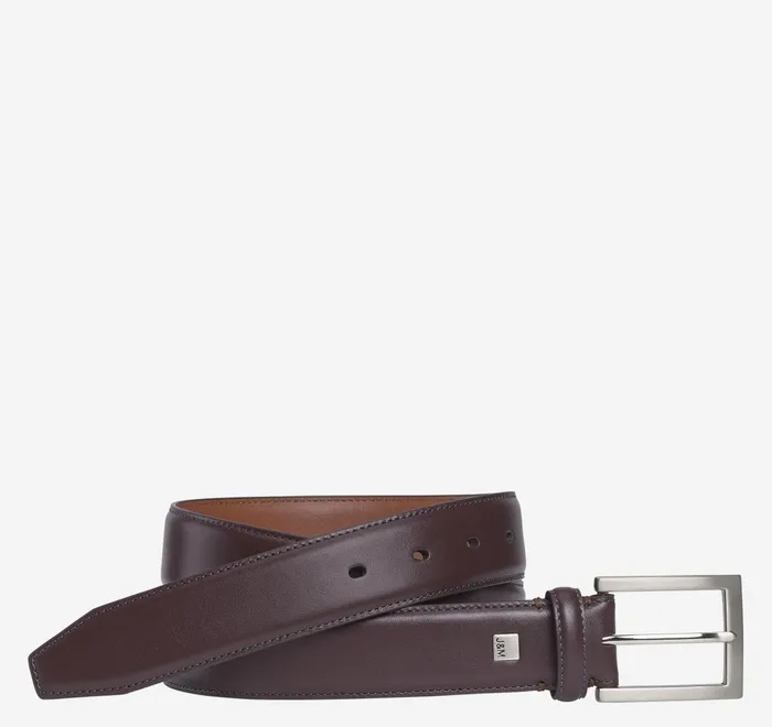 JohnstonandMurphy Belts Johnston and Murphy Dress Belt Dark Burgundy 8211 Men