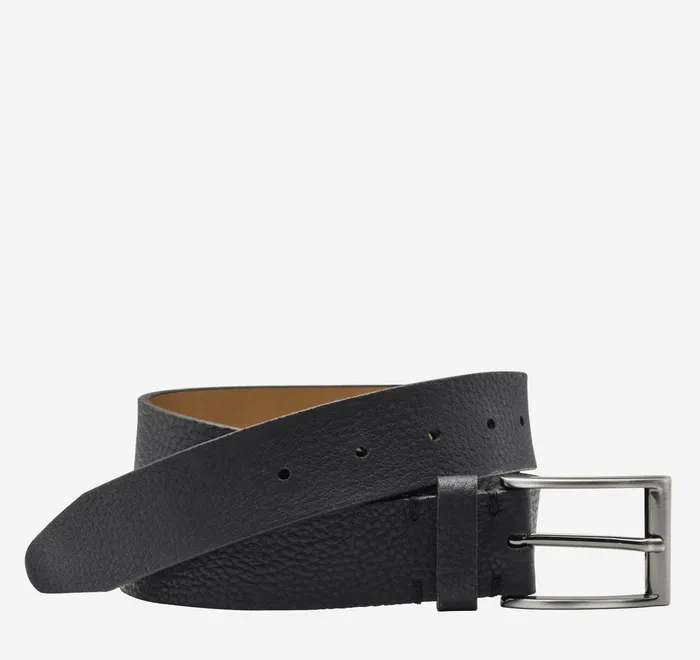 JohnstonandMurphy Belts Soft Pebbled Belt Black 8211 Men
