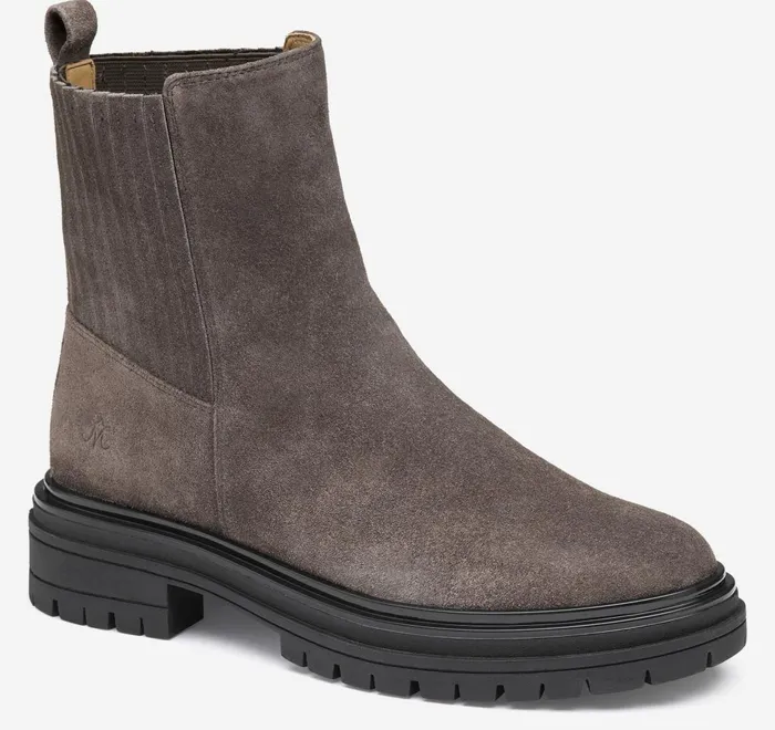 JohnstonandMurphy Boots and Booties Gianna Gore Boot Dark Gray Suede 8211 Women JohnstonandMurphy Boots and Booties Gianna Gore Boot Dark Gray Suede 8211 Women