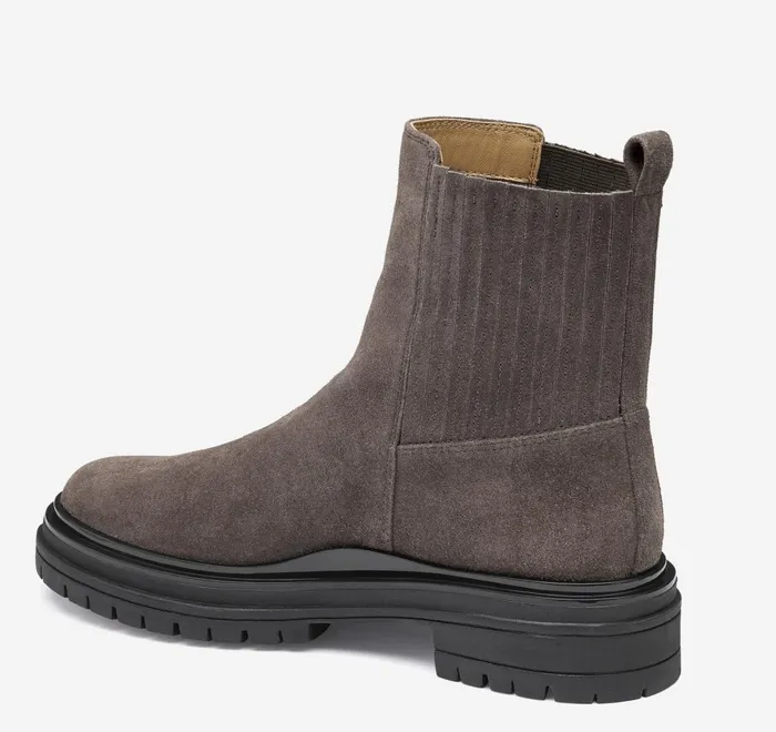 JohnstonandMurphy Boots and Booties Gianna Gore Boot Dark Gray Suede 8211 Women JohnstonandMurphy Boots and Booties Gianna Gore Boot Dark Gray Suede 8211 Women