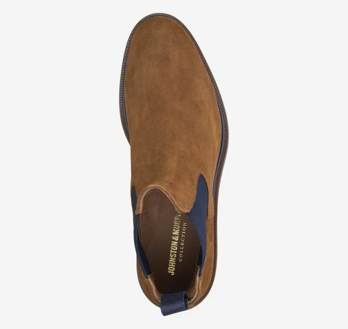 JohnstonandMurphy Boots Hartley Chelsea Boot Snuff Italian Suede 8211 Men JohnstonandMurphy Boots Hartley Chelsea Boot Snuff Italian Suede 8211 Men