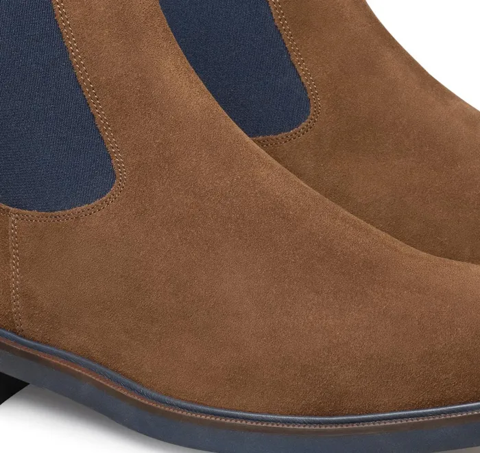 JohnstonandMurphy Boots Hartley Chelsea Boot Snuff Italian Suede 8211 Men JohnstonandMurphy Boots Hartley Chelsea Boot Snuff Italian Suede 8211 Men