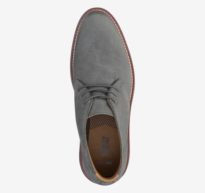 JohnstonandMurphy Boots Upton Chukka Gray Nubuck 8211 Men JohnstonandMurphy Boots Upton Chukka Gray Nubuck 8211 Men