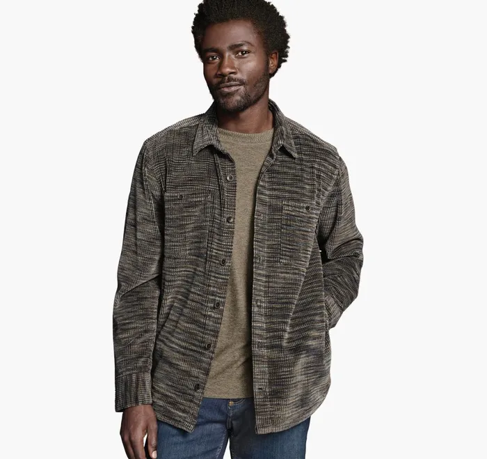 JohnstonandMurphy Coats Jackets and Vests Striated Corduroy Shirt Jacket Navybrown 8211 Men JohnstonandMurphy Coats Jackets and Vests Striated Corduroy Shirt Jacket Navybrown 8211 Men