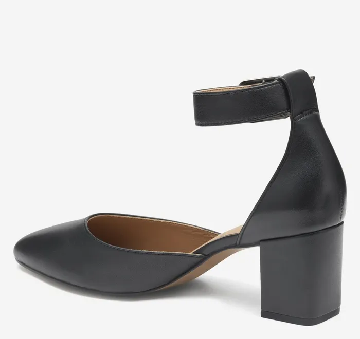 JohnstonandMurphy Heels and Platform Wedges Vicki Ankle Strap Black Glove Leather 8211 Women JohnstonandMurphy Heels and Platform Wedges Vicki Ankle Strap Black Glove Leather 8211 Women