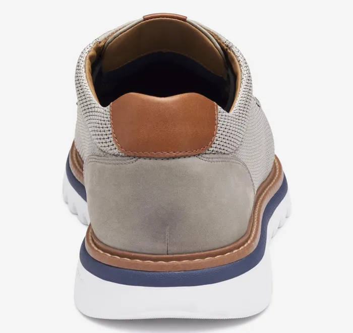 JohnstonandMurphy LaceUps Braydon Knit Plain Toe Gray Knit 8211 Men JohnstonandMurphy LaceUps Braydon Knit Plain Toe Gray Knit 8211 Men