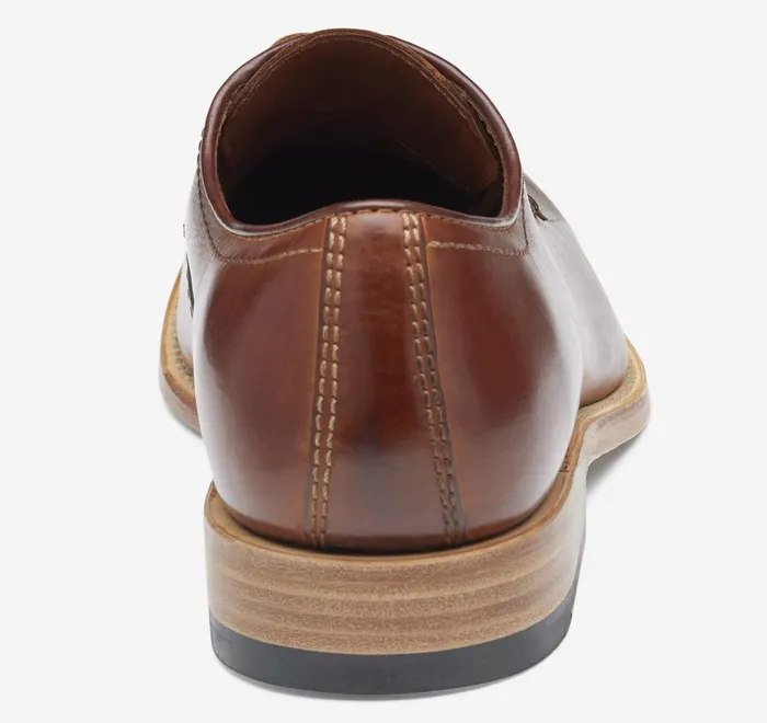 JohnstonandMurphy LaceUps Dudley Plain Toe Tan Dipdyed Calfskin 8211 Men JohnstonandMurphy LaceUps Dudley Plain Toe Tan Dipdyed Calfskin 8211 Men