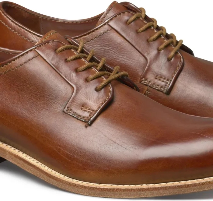 JohnstonandMurphy LaceUps Dudley Plain Toe Tan Dipdyed Calfskin 8211 Men JohnstonandMurphy LaceUps Dudley Plain Toe Tan Dipdyed Calfskin 8211 Men