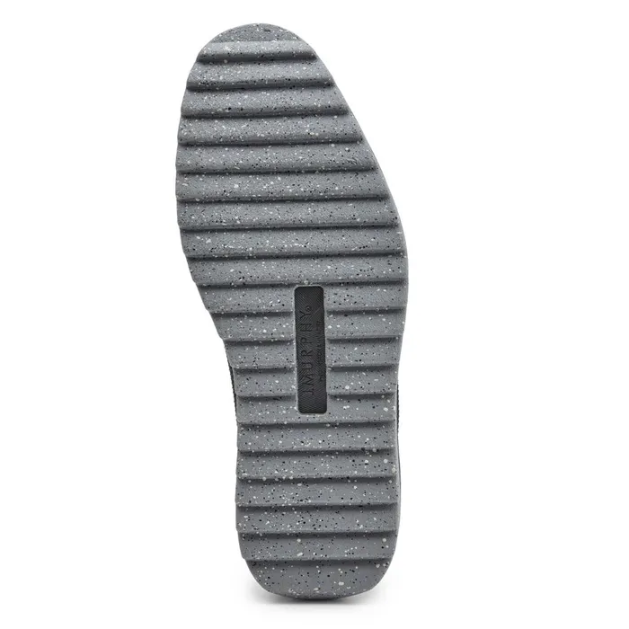 JohnstonandMurphy LaceUps Duncan Knit Plain Toe Black Knitcamoembossed Leather 8211 Men JohnstonandMurphy LaceUps Duncan Knit Plain Toe Black Knitcamoembossed Leather 8211 Men