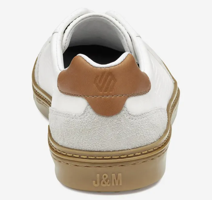 JohnstonandMurphy LaceUps Mcguffey TToe White Embossed Full Grainsuede 8211 Men JohnstonandMurphy LaceUps Mcguffey TToe White Embossed Full Grainsuede 8211 Men