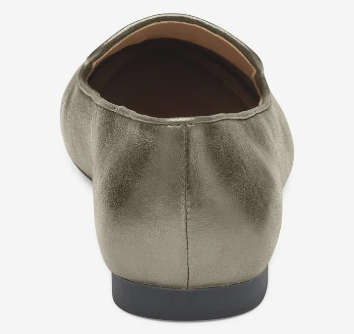 JohnstonandMurphy Mules and Loafers Delanie Loafer Pewter Metallic Sheepskin 8211 Women JohnstonandMurphy Mules and Loafers Delanie Loafer Pewter Metallic Sheepskin 8211 Women