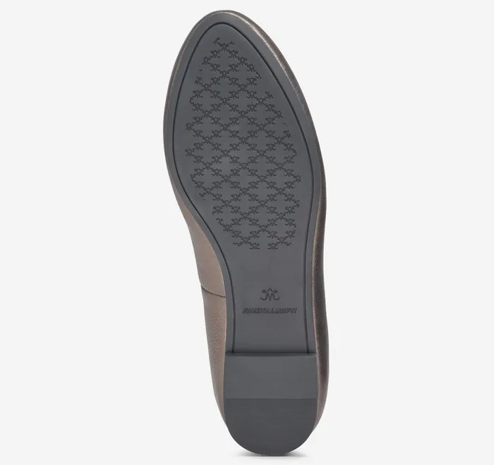 JohnstonandMurphy Mules and Loafers Delanie Loafer Pewter Metallic Sheepskin 8211 Women JohnstonandMurphy Mules and Loafers Delanie Loafer Pewter Metallic Sheepskin 8211 Women