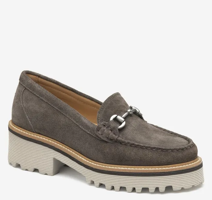 JohnstonandMurphy Mules and Loafers Emmalynn Bit Loafer Dark Grey Suede 8211 Women JohnstonandMurphy Mules and Loafers Emmalynn Bit Loafer Dark Grey Suede 8211 Women