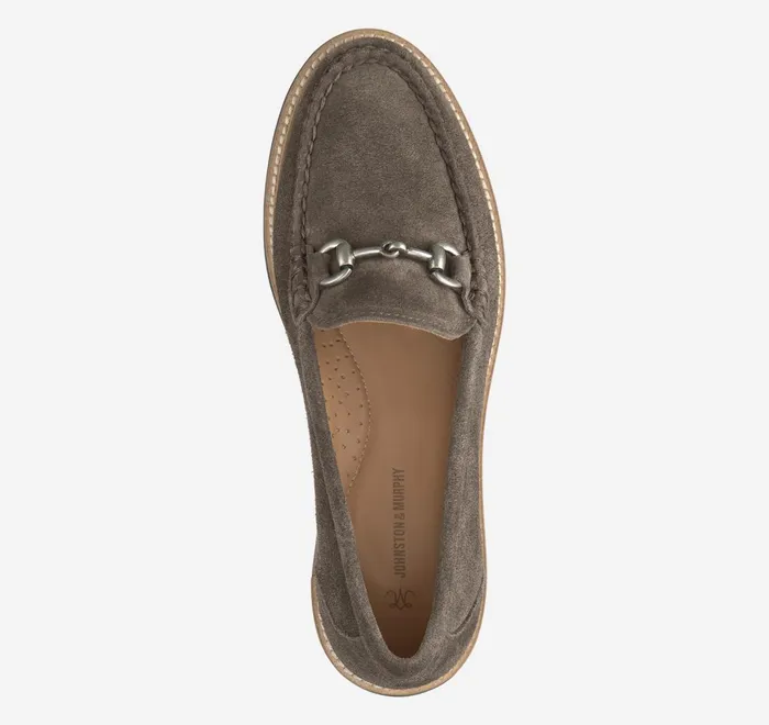 JohnstonandMurphy Mules and Loafers Emmalynn Bit Loafer Dark Grey Suede 8211 Women JohnstonandMurphy Mules and Loafers Emmalynn Bit Loafer Dark Grey Suede 8211 Women