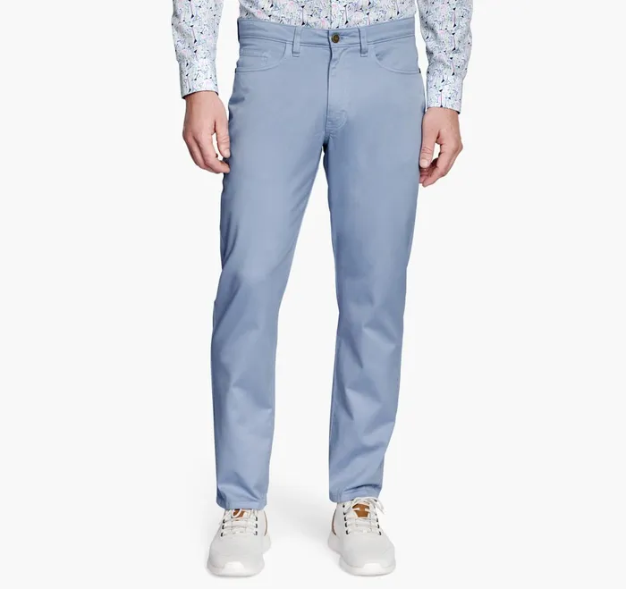 JohnstonandMurphy Pants and Jeans FivePocket Pants Blue 8211 Men