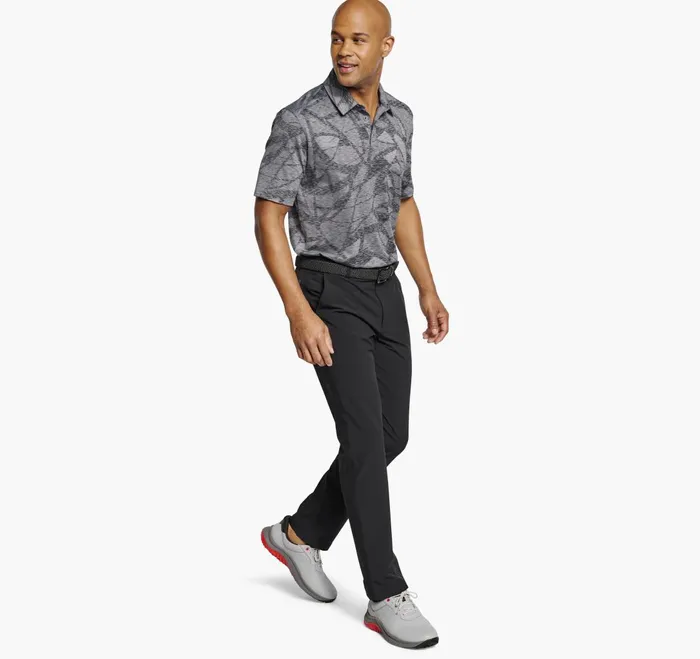 JohnstonandMurphy Polos and Tees Xc4 Performance Polo Charcoal Large Geo 8211 Men JohnstonandMurphy Polos and Tees Xc4 Performance Polo Charcoal Large Geo 8211 Men