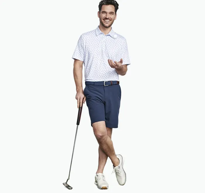 JohnstonandMurphy Polos and Tees Xc4 Performance Polo Light Blue Skull 8211 Men JohnstonandMurphy Polos and Tees Xc4 Performance Polo Light Blue Skull 8211 Men