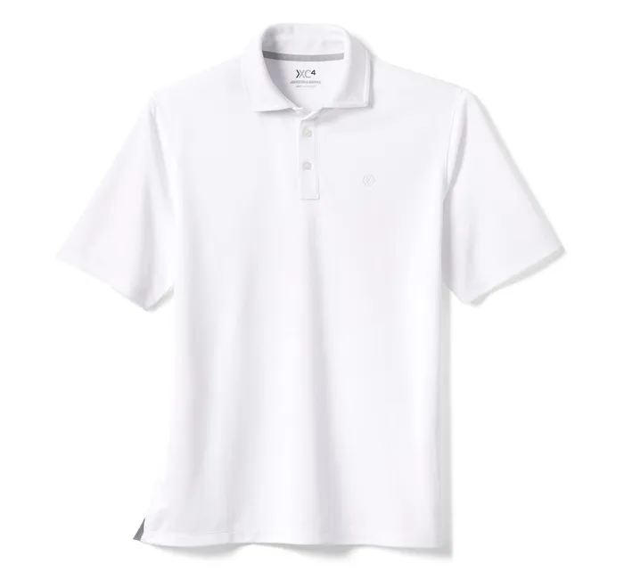 JohnstonandMurphy Polos and Tees Xc4 Performance Solid Polo Cool Degree White 8211 Men JohnstonandMurphy Polos and Tees Xc4 Performance Solid Polo Cool Degree White 8211 Men