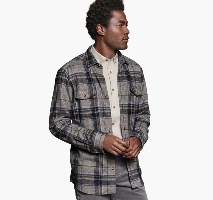 JohnstonandMurphy Shirts Brushed ButtonFront Knit Oatmeal Large Plaid 8211 Men JohnstonandMurphy Shirts Brushed ButtonFront Knit Oatmeal Large Plaid 8211 Men