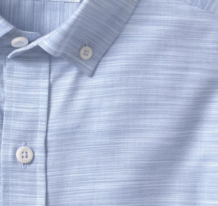 JohnstonandMurphy Shirts ButtonCollar Premium Cotton Shirt Blue Striated Oxford 8211 Men JohnstonandMurphy Shirts ButtonCollar Premium Cotton Shirt Blue Striated Oxford 8211 Men