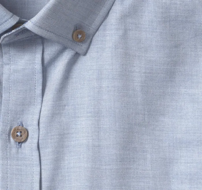 JohnstonandMurphy Shirts Heathered Shirt Blue Melange Twill 8211 Men JohnstonandMurphy Shirts Heathered Shirt Blue Melange Twill 8211 Men