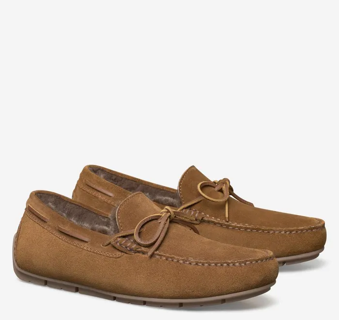 JohnstonandMurphy SlipOns and Loafers Baldwin Driver OneEye Tie Moccasin Snuff English Suedeshearling 8211 Men JohnstonandMurphy SlipOns and Loafers Baldwin Driver OneEye Tie Moccasin Snuff English Suedeshearling 8211 Men