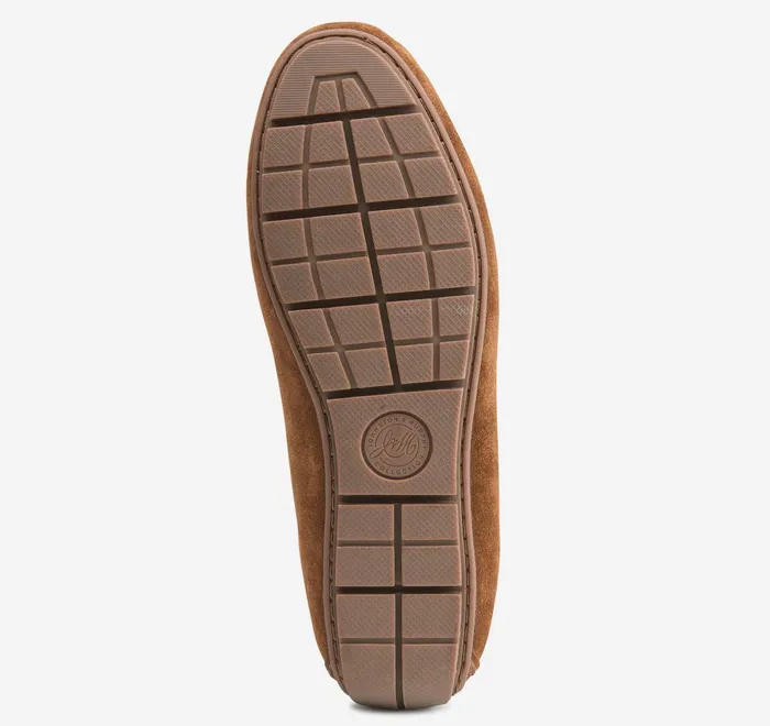 JohnstonandMurphy SlipOns and Loafers Baldwin Driver OneEye Tie Moccasin Snuff English Suedeshearling 8211 Men JohnstonandMurphy SlipOns and Loafers Baldwin Driver OneEye Tie Moccasin Snuff English Suedeshearling 8211 Men
