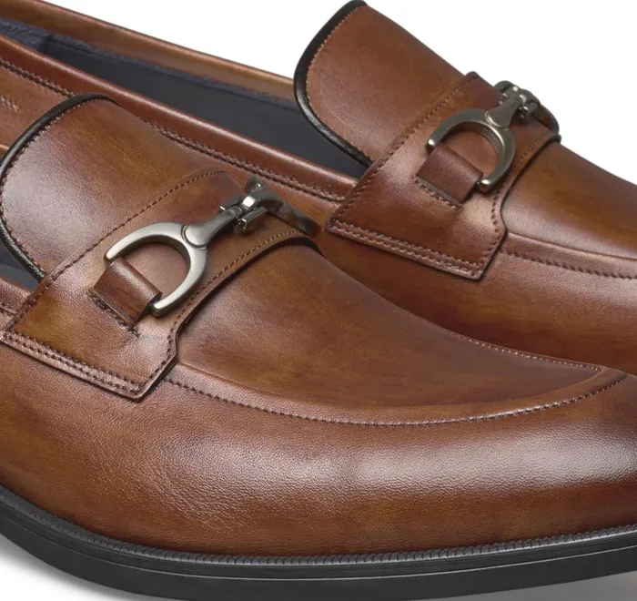 JohnstonandMurphy SlipOns and Loafers Flynch Bit Loafer Tan Italian Calfskin 8211 Men JohnstonandMurphy SlipOns and Loafers Flynch Bit Loafer Tan Italian Calfskin 8211 Men