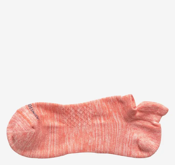 JohnstonandMurphy Socks First In Comfort Ankle Socks Coral Spacedye 8211 Men