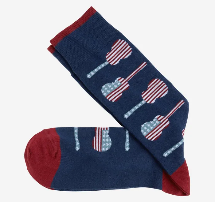 JohnstonandMurphy Socks Space Dye Socks Blue American Guitars 8211 Men