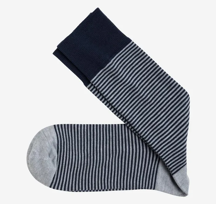 JohnstonandMurphy Socks Striped Dress Socks Gray Heathered Micro Stripe 8211 Men JohnstonandMurphy Socks Striped Dress Socks Gray Heathered Micro Stripe 8211 Men