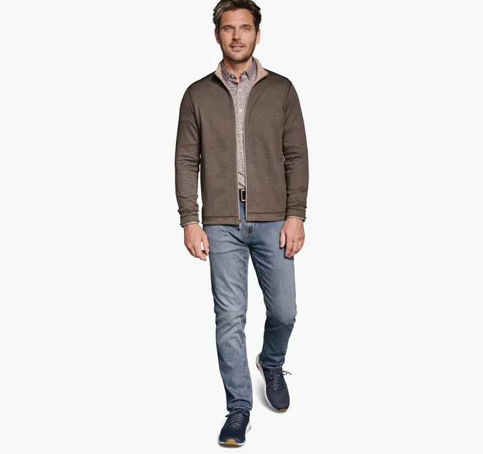 JohnstonandMurphy Sweaters and Knits Xc4 Reversible Full Zip Brownrust 8211 Men JohnstonandMurphy Sweaters and Knits Xc4 Reversible Full Zip Brownrust 8211 Men