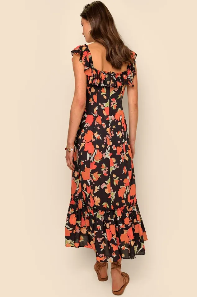 June Havana Floral Black Women RIXO Dresses June Havana Floral Black Women RIXO Dresses