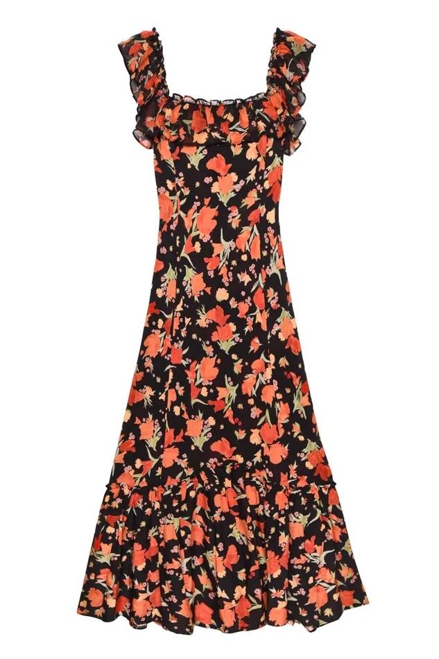 June Havana Floral Black Women RIXO Dresses June Havana Floral Black Women RIXO Dresses