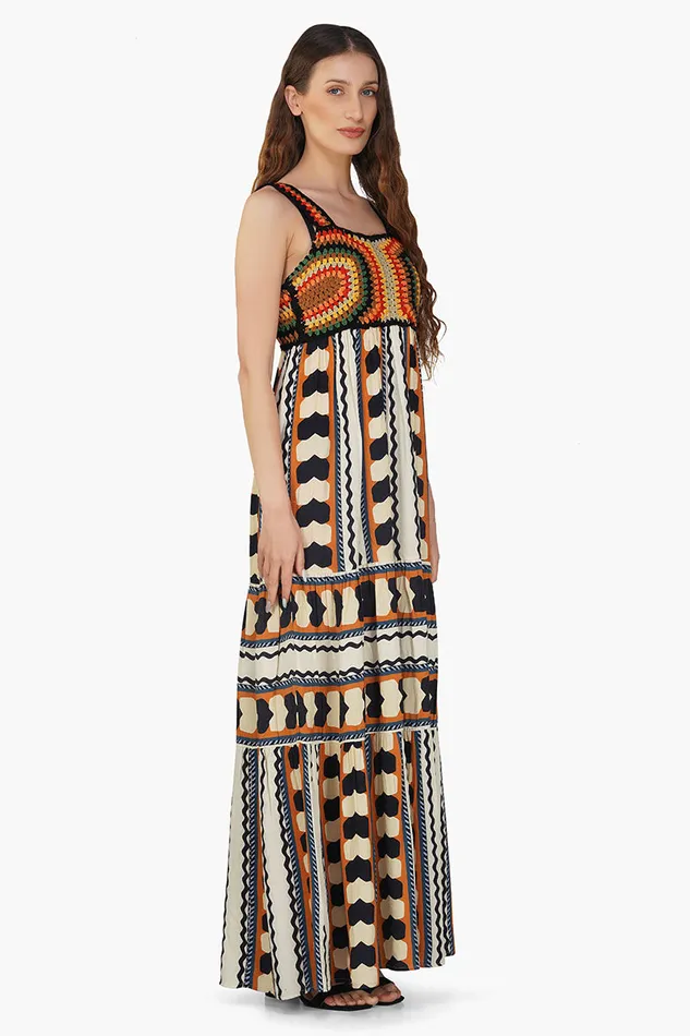 Jungle Cheetah Printed Strap Dress Jungle Cheetah Printed Strap Dress