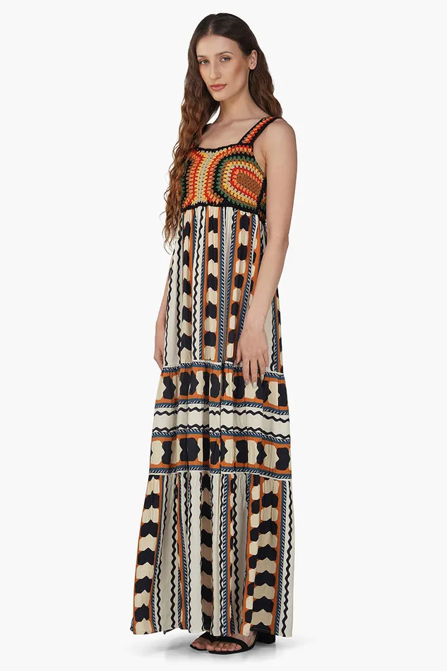Jungle Cheetah Printed Strap Dress Jungle Cheetah Printed Strap Dress