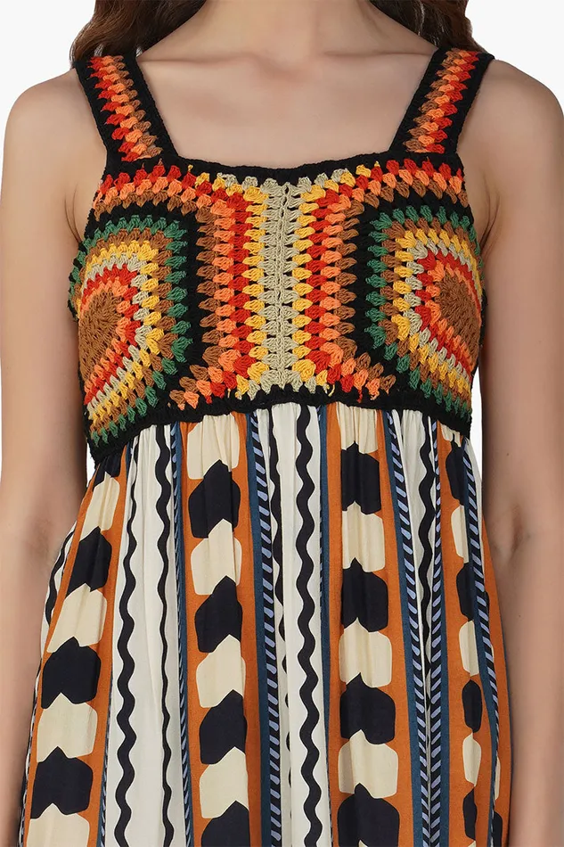 Jungle Cheetah Printed Strap Dress Jungle Cheetah Printed Strap Dress