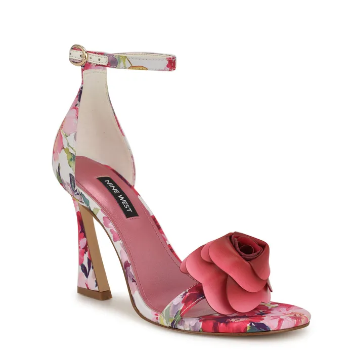 Kharm Rosette Ankle Strap Sandals Kharm Rosette Ankle Strap Sandals